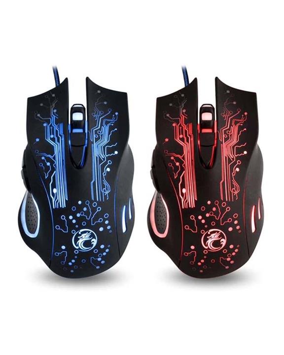 Melody Electronics X9 Optical LED 6D Gaming Mouseماوس گیمینگ نورانی